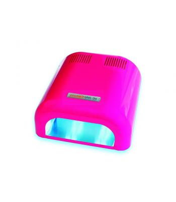 УФ лампа PROMED UVL-36 для высушивания гель-лака и акрила, розовая (Art 330015)